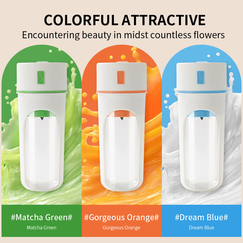 Cordless USB Rechargeable Juicer, Portable Orange Squeezer