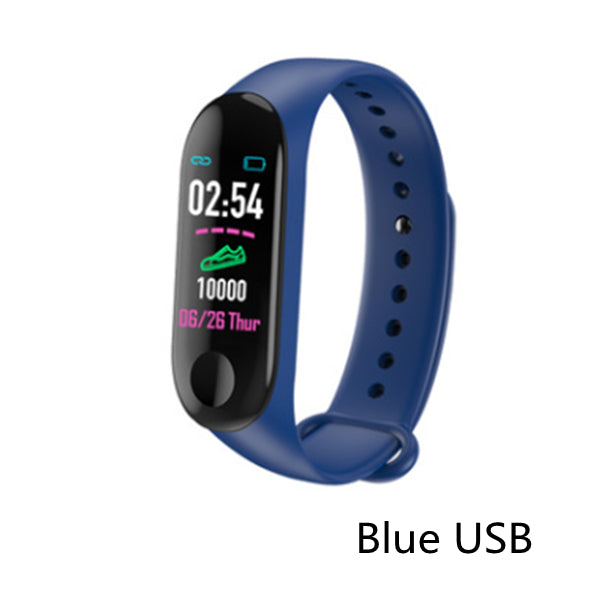 Smart Bracelet with Heart Rate and Blood Pressure Display for Exercise
