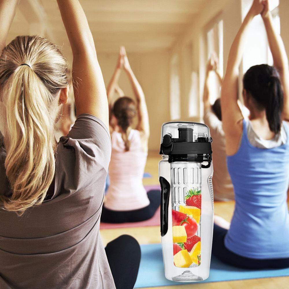 32oz Fruit Infuser Water Bottle In BPA-Free Plastic