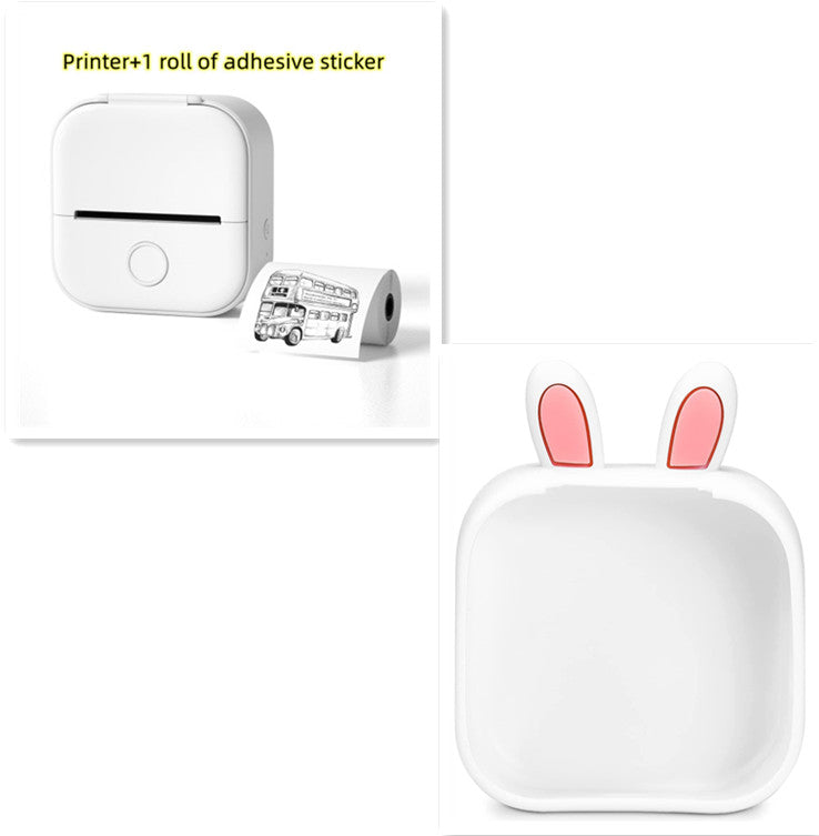 Portable Mini Bluetooth Thermal Label Printer, Inkless Printing