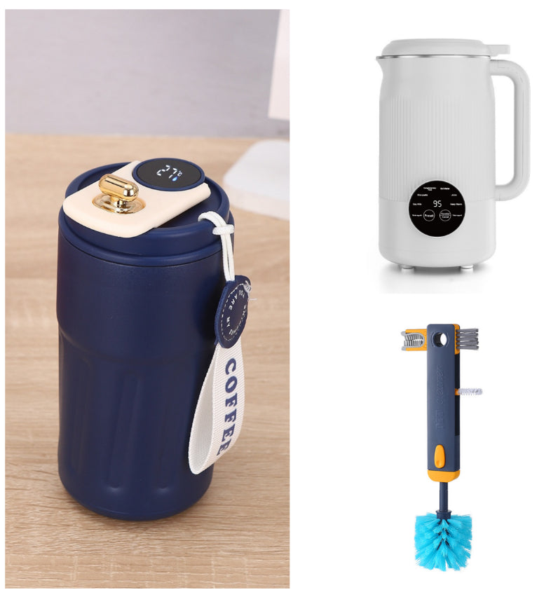 Smart Digital Insulated Bottle With Temperature Display, 450ml