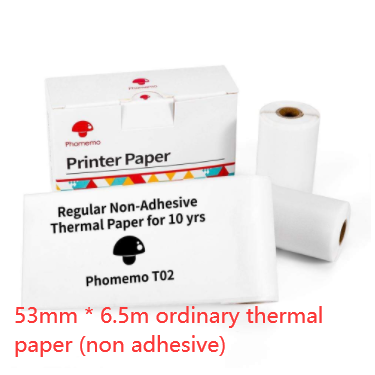 Portable Mini Bluetooth Thermal Label Printer, Inkless Printing