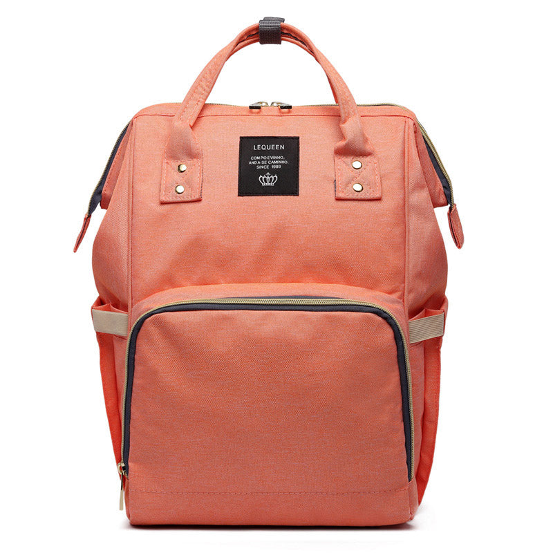 Large Capacity Mummy Nappy Bag with Bottle Pockets