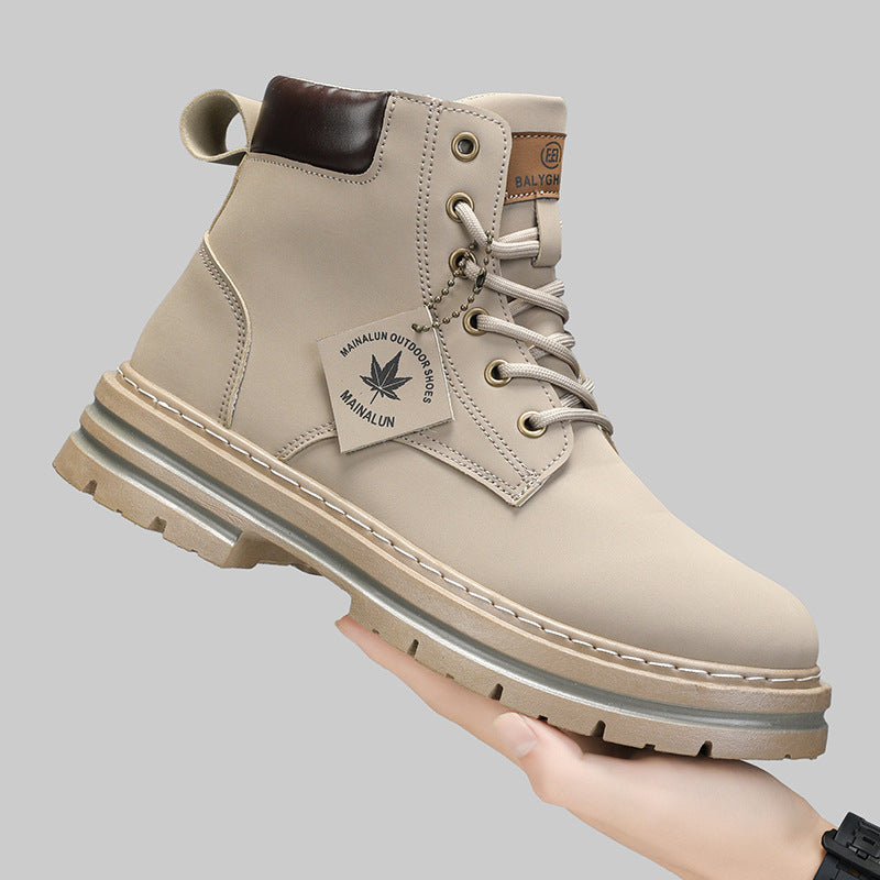 Men's Winter Workwear Boots In British Martin Style