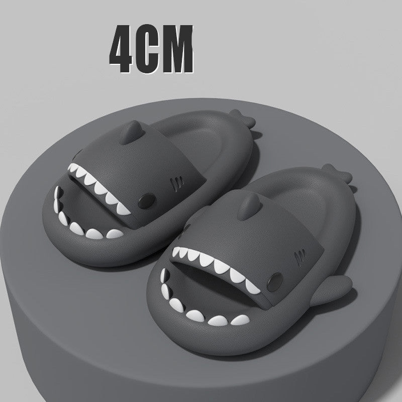 Cartoon Shark Slippers For Women And Men, Soft Indoor Outdoor