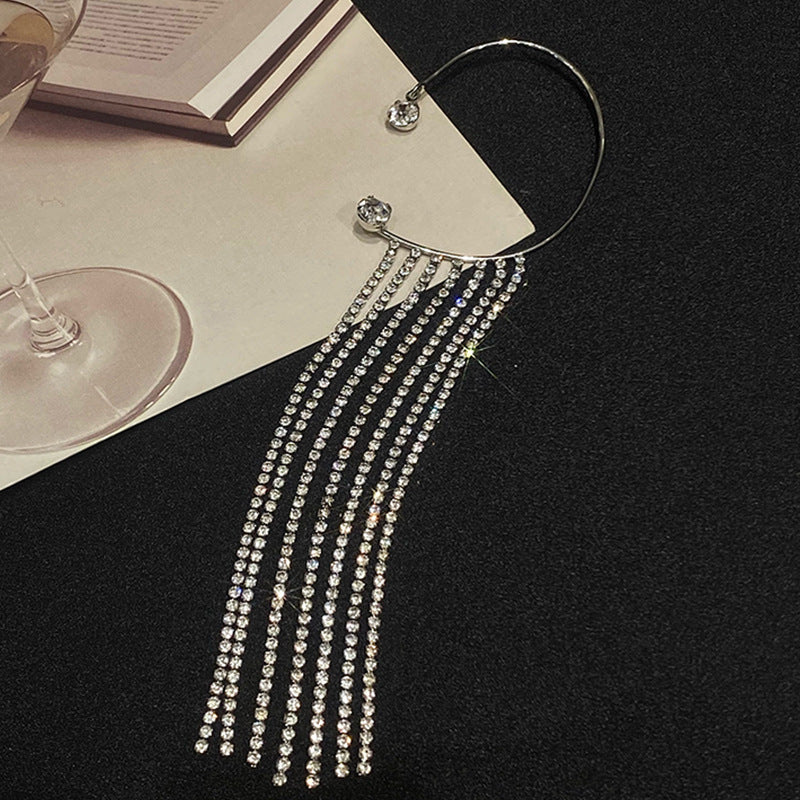 Fashionable Long Tassel Earrings in Gold and Silver Tones