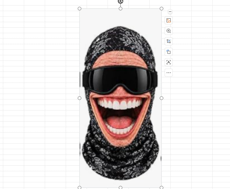 Realistic Winter Balaclava Face Mask, Windproof Fun Costume