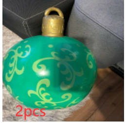 60cm Outdoor Inflatable Christmas Ornament Ball in PVC