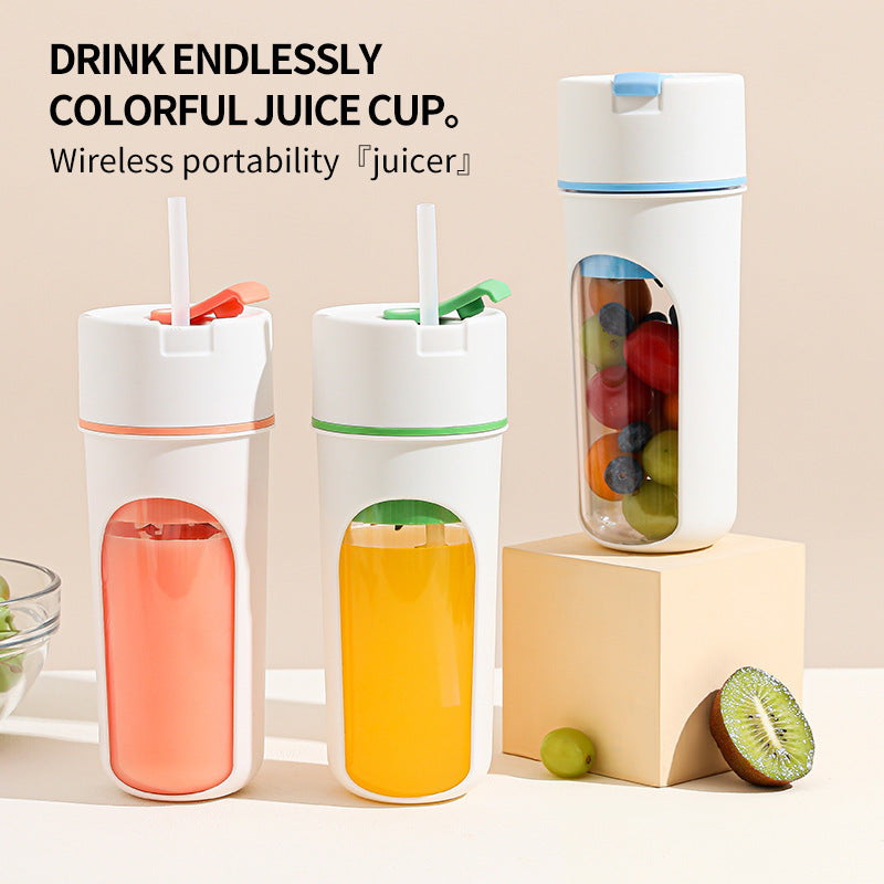 Cordless USB Rechargeable Juicer, Portable Orange Squeezer