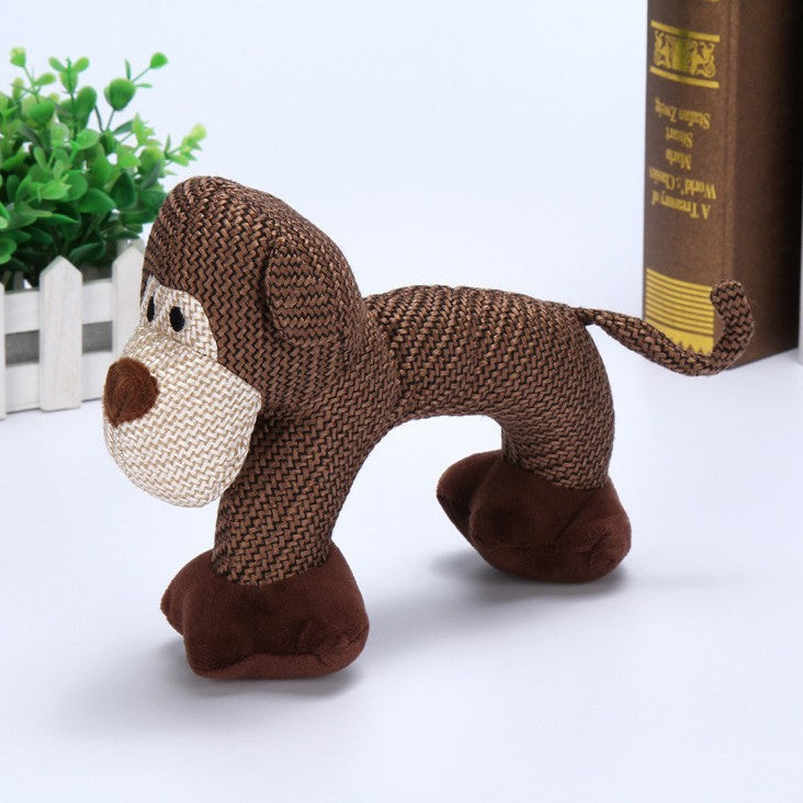 Squeaky Plush Dog Chew Toys for Small and Large Dogs