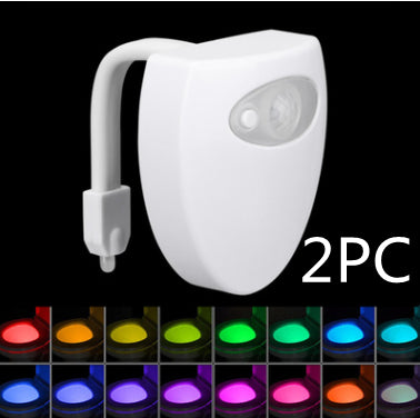 Toilet Induction LED Night Light with Colour Choices for the Bathroom