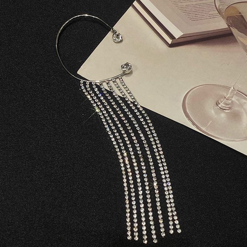 Fashionable Long Tassel Earrings in Gold and Silver Tones