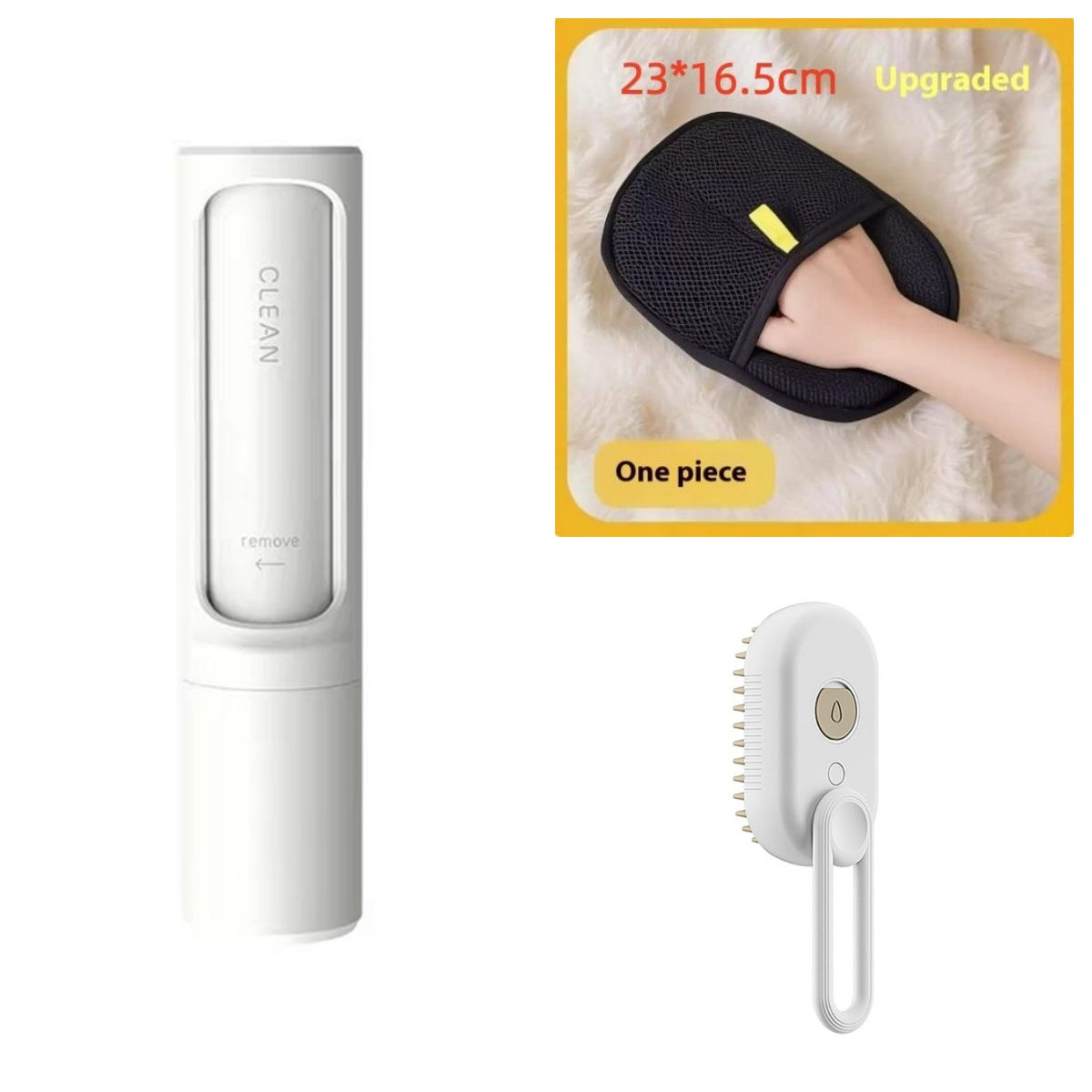 3-in-1 Electric Spray Cat and Dog Steam Brush for Pet Hair Massage