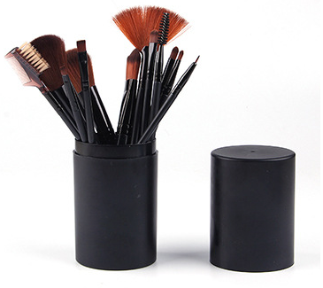 12-Piece Makeup Brush Set for Blush, Eyeshadow and Highlighter