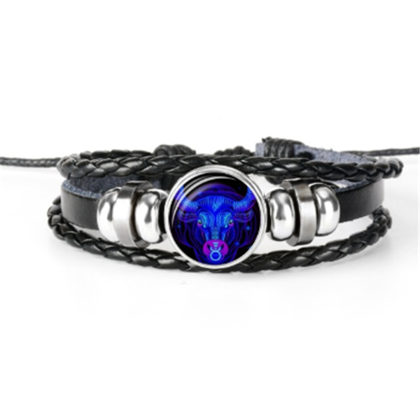 12 Zodiac Constellation Luminous Braided Bracelet for Everyone