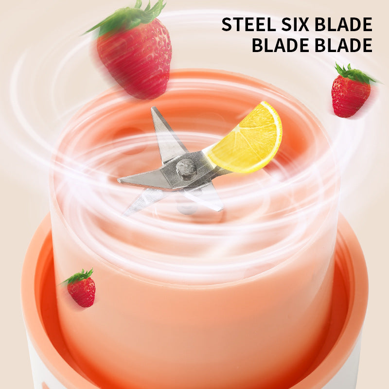 Cordless USB Rechargeable Juicer, Portable Orange Squeezer