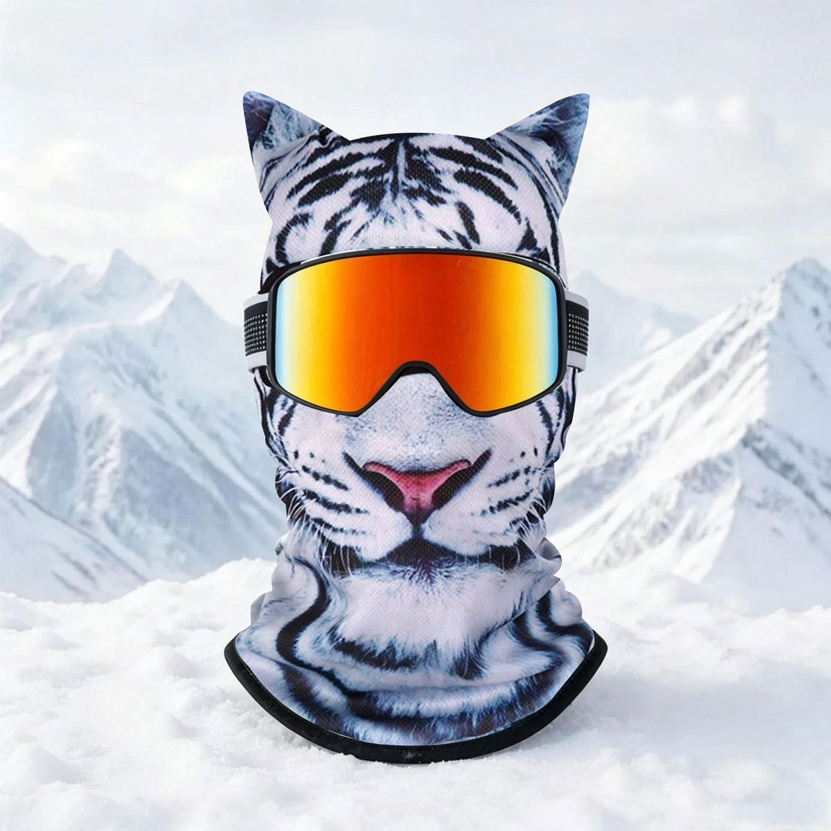 Realistic Winter Balaclava Face Mask, Windproof Fun Costume