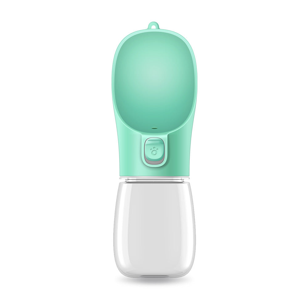 800ml Foldable Dog Water Bottle with Built-In Drinking Bowl
