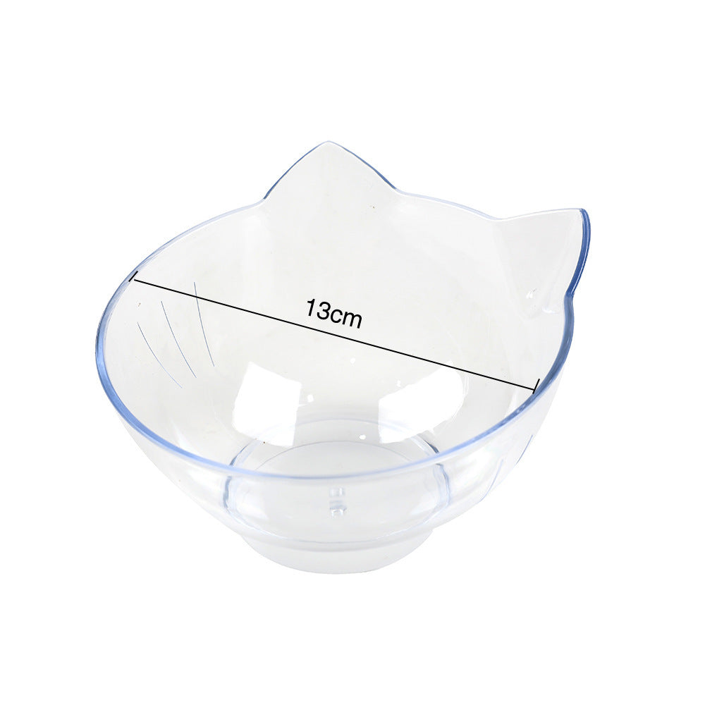 Kitten Raised Pet Bowl With Neck-Friendly Tilted Design