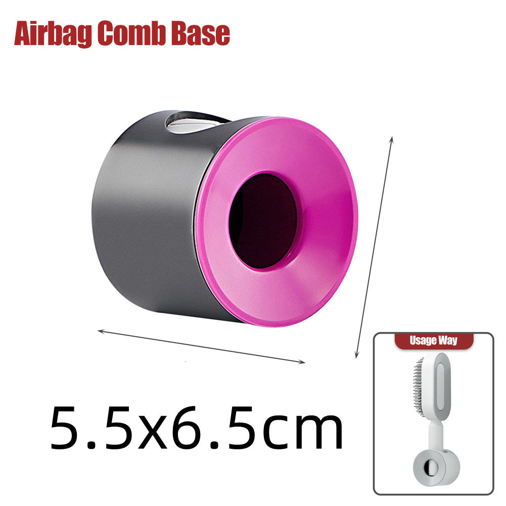Self-Cleaning Airbag Hair Brush With Scalp Massage, Anti-Static