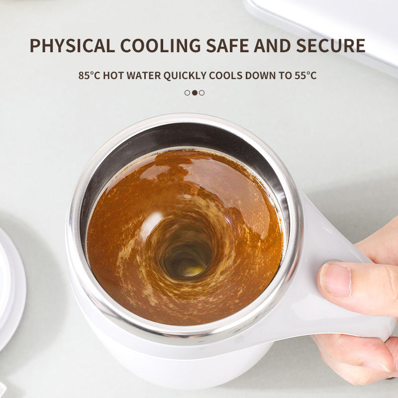 Rechargeable Automatic Stirring Cup For Coffee And Milkshakes