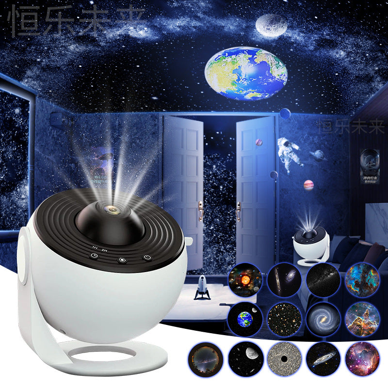 Galaxy Starry Sky Projector Night Light With 360 Degree Rotation