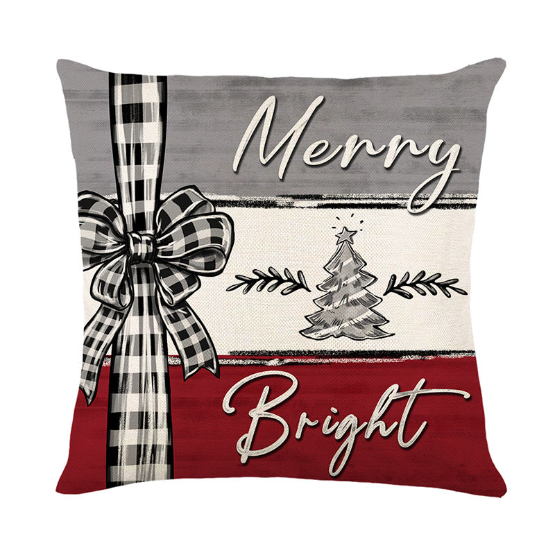 Merry Christmas Cushion Covers for Sofa and Home Decor