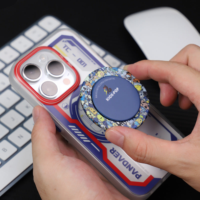 Ultra-Thin Magnetic Phone Ring Holder with Fun Original Designs