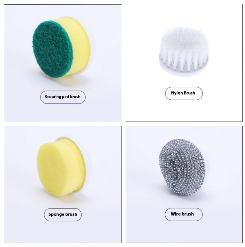 4-in-1 Cordless Electric Spin Scrubber Cleaning Brush