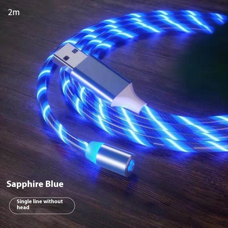 LED Magnetic Charging Cable with Streamer Light and Fast Charge