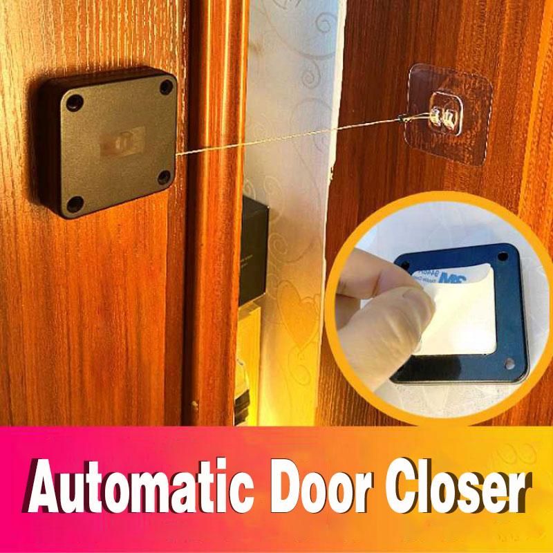 Punch-Free Automatic Door Closer For Glass And Sliding Doors