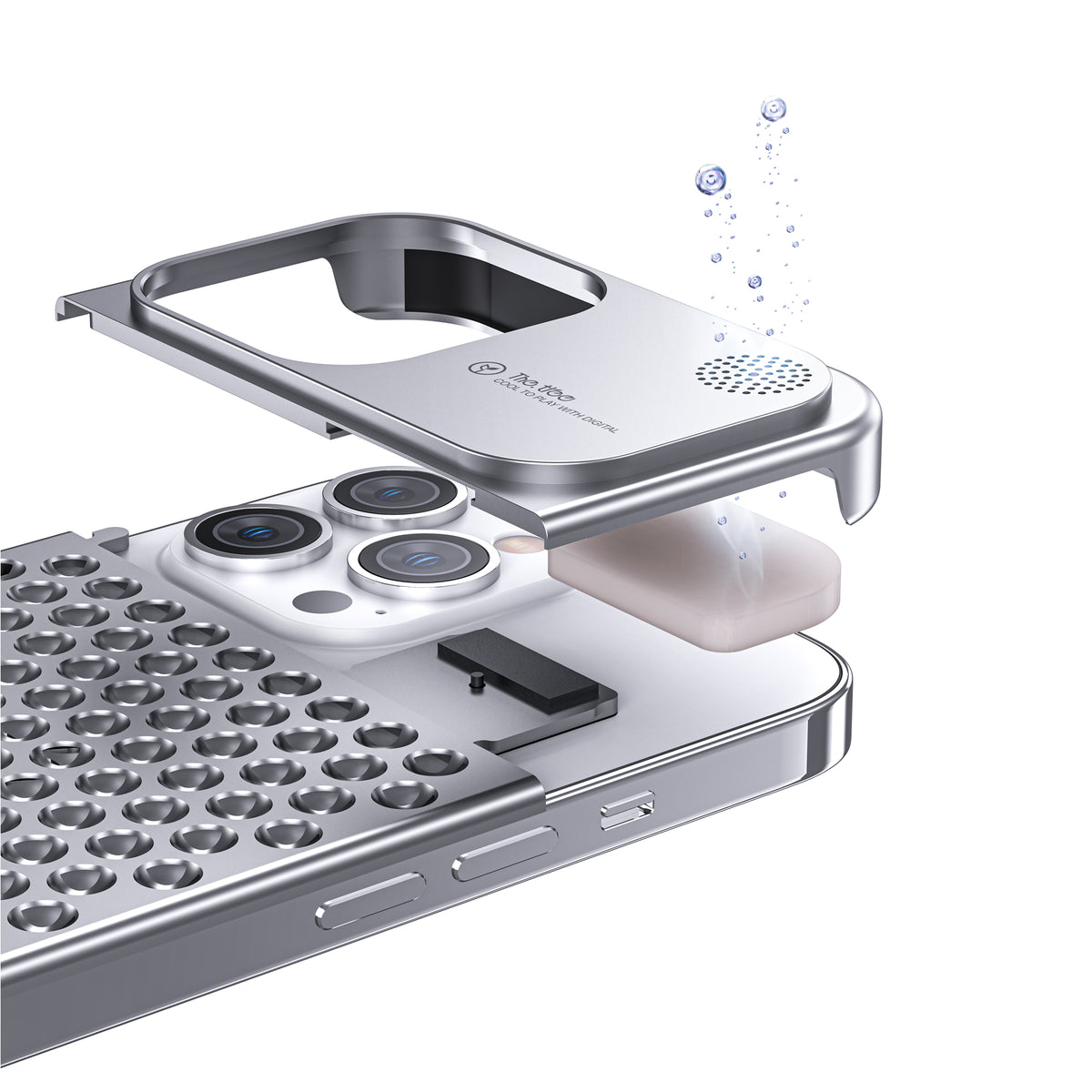 Aluminium Alloy Phone Case With Hollow Heat Dissipation