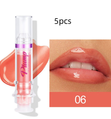 Glossy Tube Lip Gloss, Rich Colour Mirror Finish Liquid