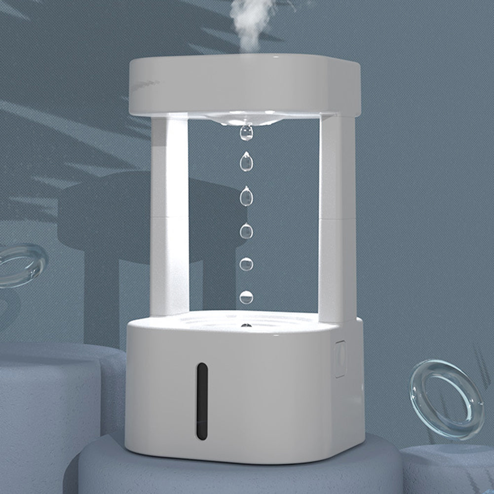 Anti-Gravity Water Drop Humidifier With Quiet Mist Spray