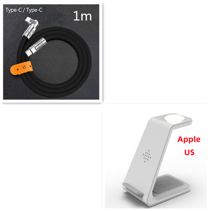 3-in-1 Wireless Charging Station Stand for Phones, Watch and Earbuds