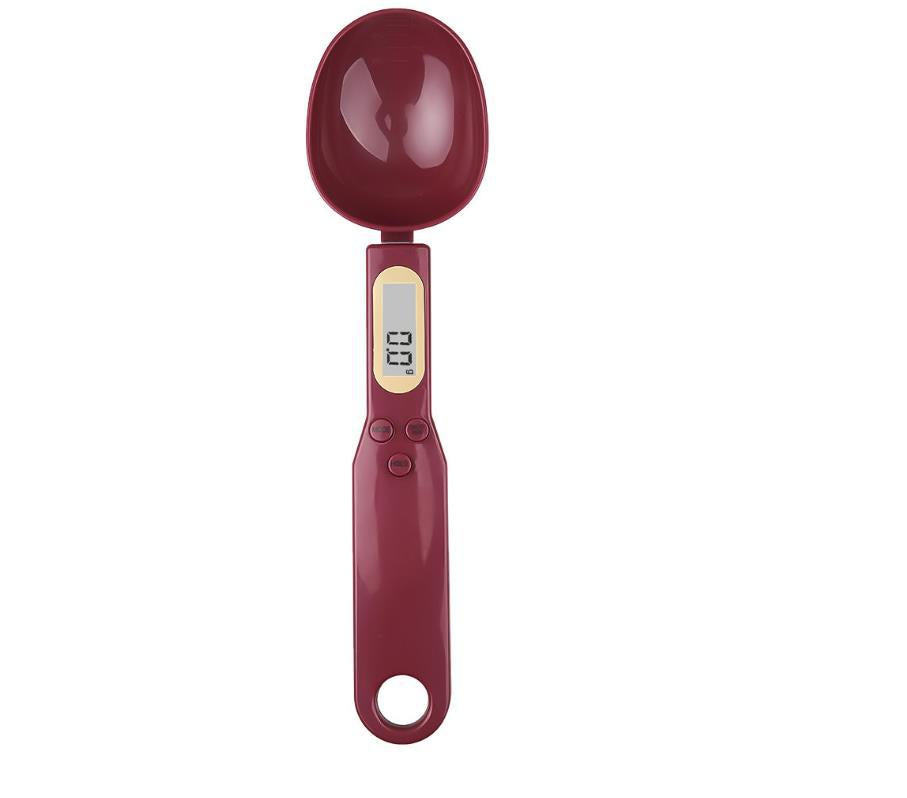 Compact Digital Kitchen Scale and Measuring Spoon, 500g