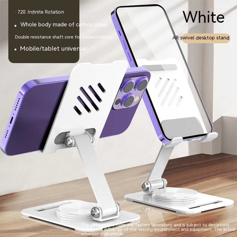 360 Degree Rotating Metal Desk Phone Holder Stand, Adjustable