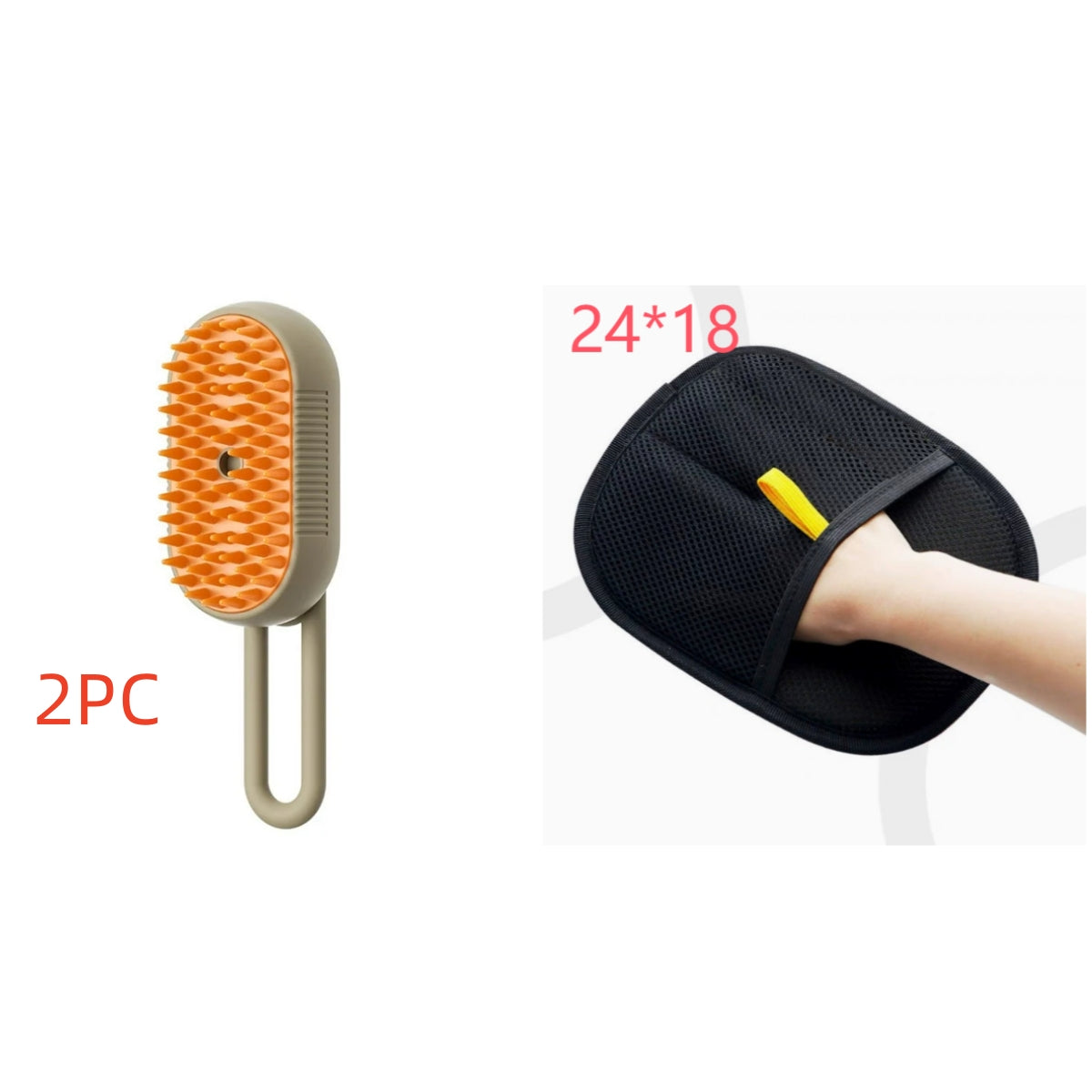 3-in-1 Electric Spray Cat and Dog Steam Brush for Pet Hair Massage