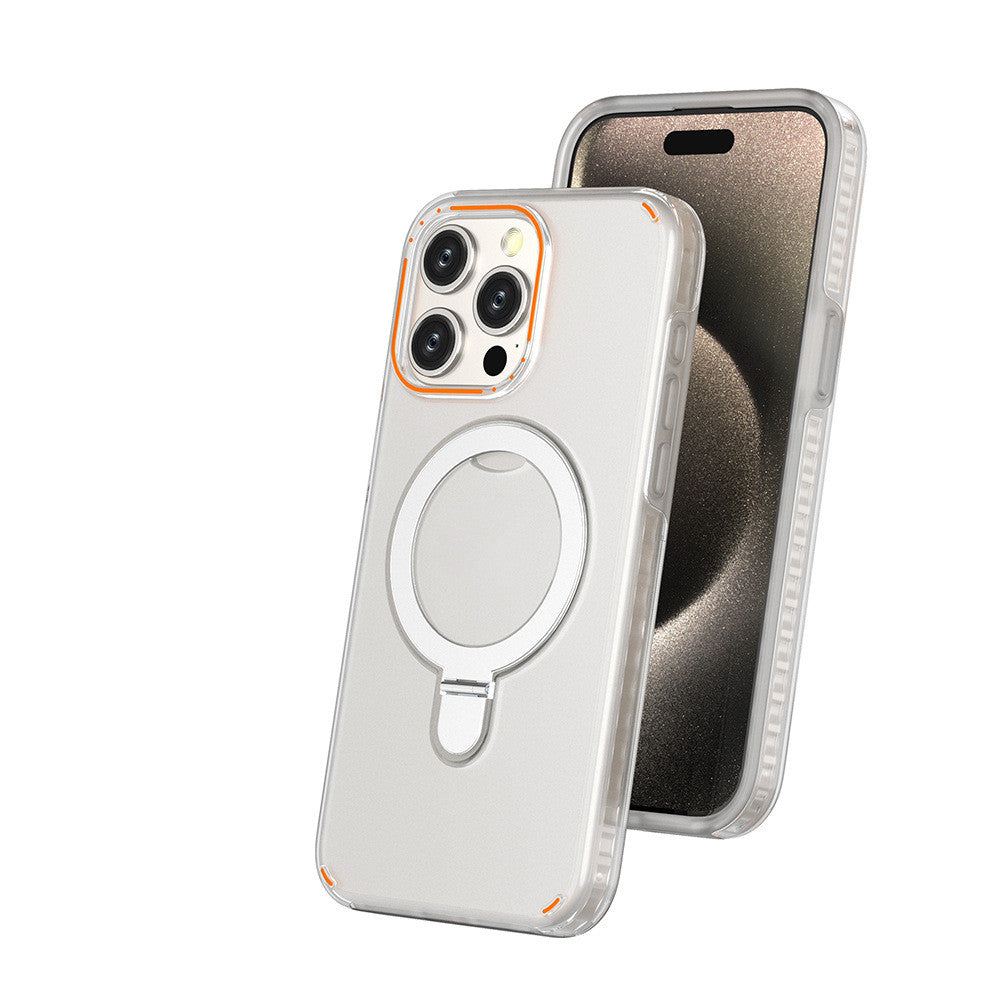 Colourful Magnetic Phone Case With Holder Stand And Strap Hole