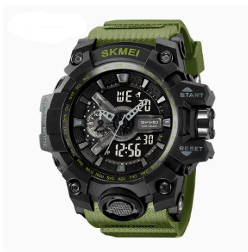 Men's Outdoor Sports Digital Watch in Camouflage and Black