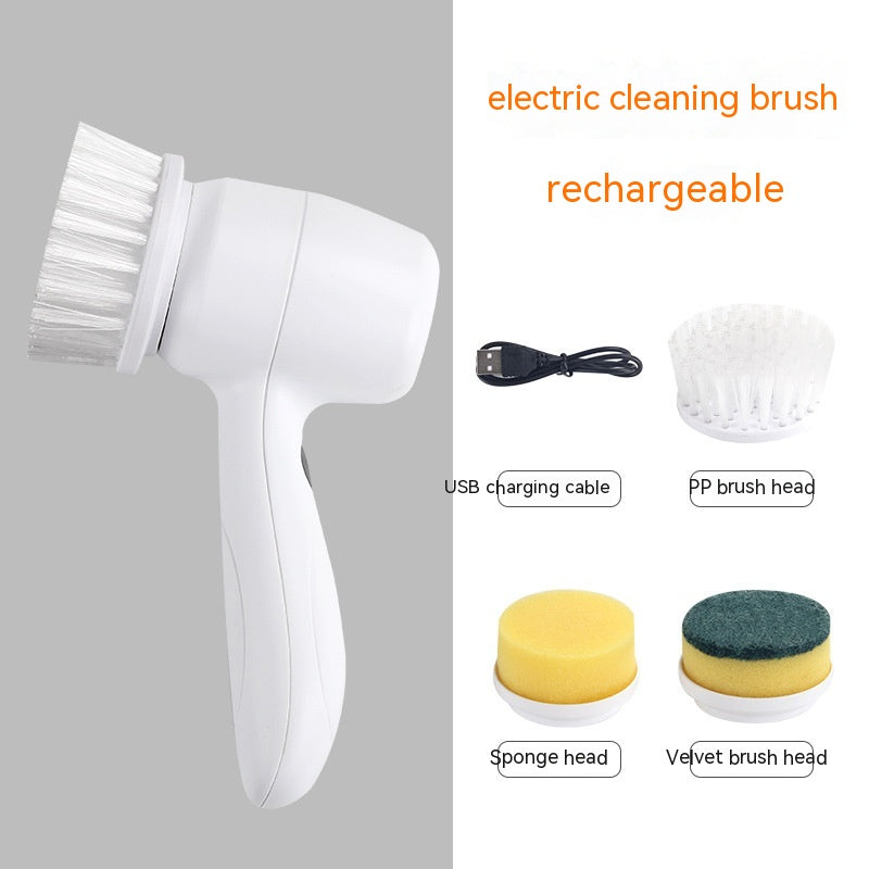 4-in-1 Cordless Electric Spin Scrubber Cleaning Brush