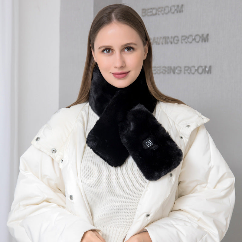 USB Heated Neck Wrap Scarf With 3 Heat Settings