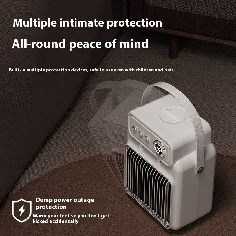1200W 2-in-1 Room Heater With Humidifier, Overheat Protection