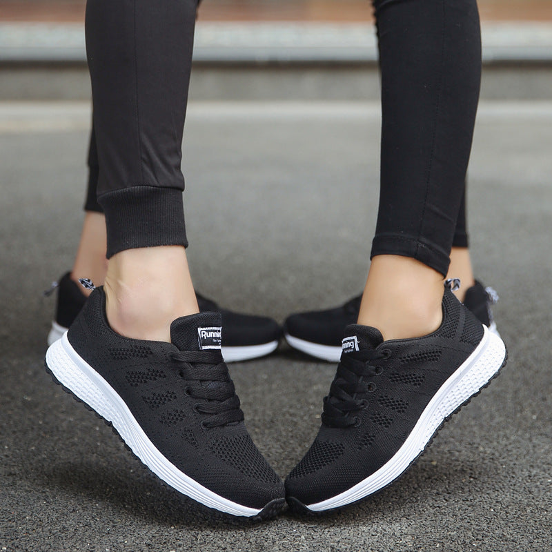 Women's Lightweight Mesh Sports Sneakers with EVA Sole