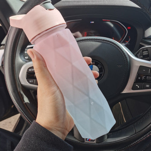Spray Water Bottle With Handle Strap For Sport And Travel