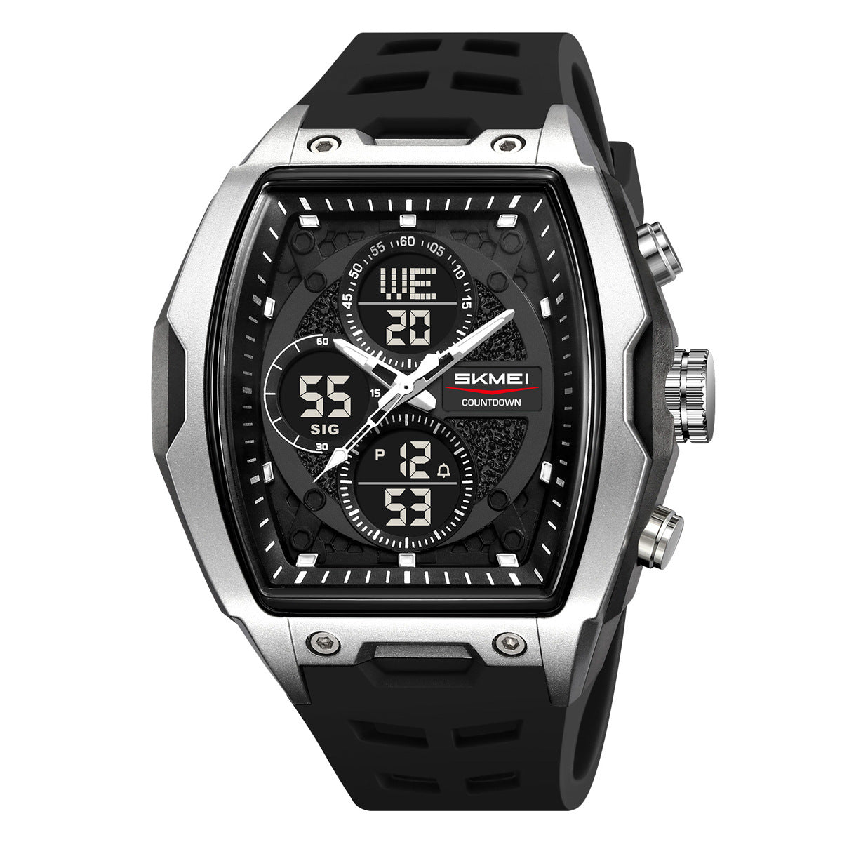 Multicolour Sports Digital Watch with Easy-Read Display for Everyday