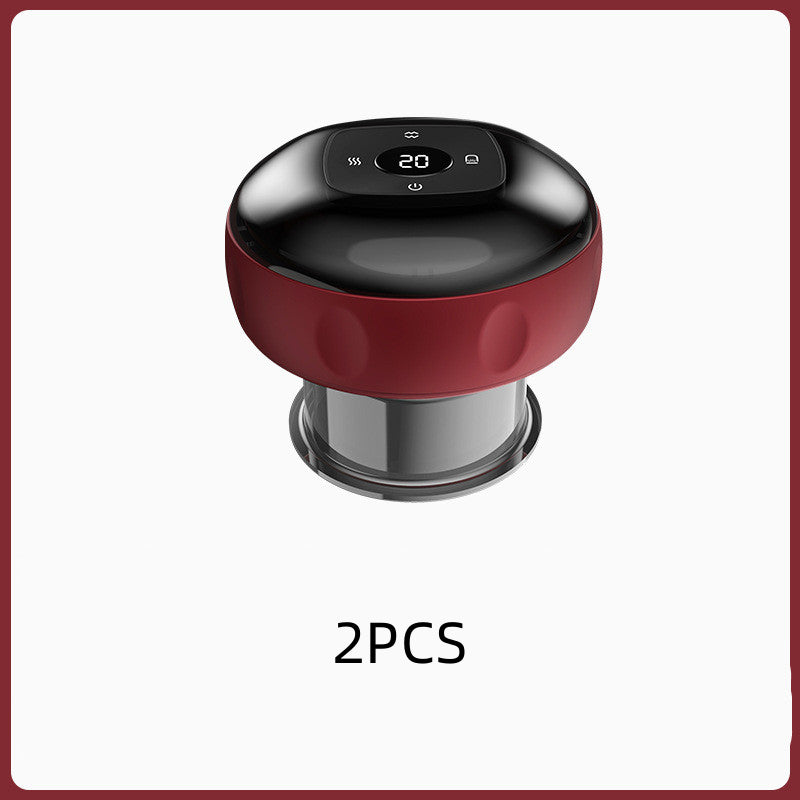 Electric Vacuum Cupping Body Massager With 12 Speeds, USB Charging