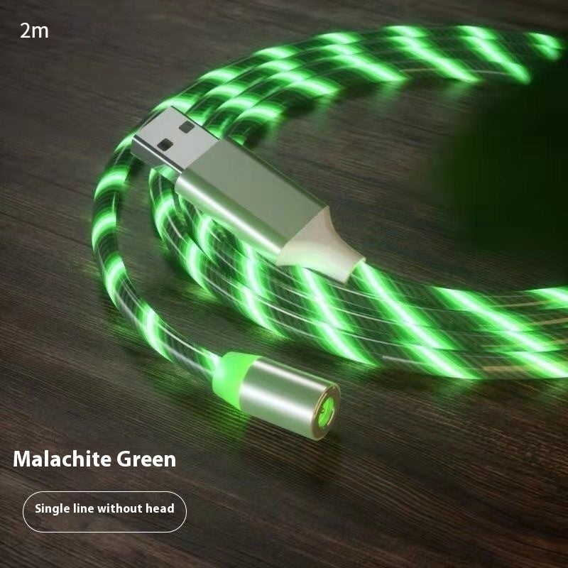 LED Magnetic Charging Cable with Streamer Light and Fast Charge