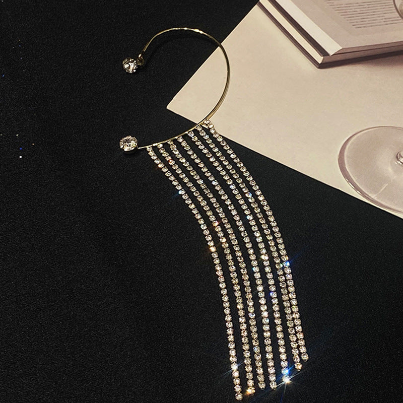 Fashionable Long Tassel Earrings in Gold and Silver Tones