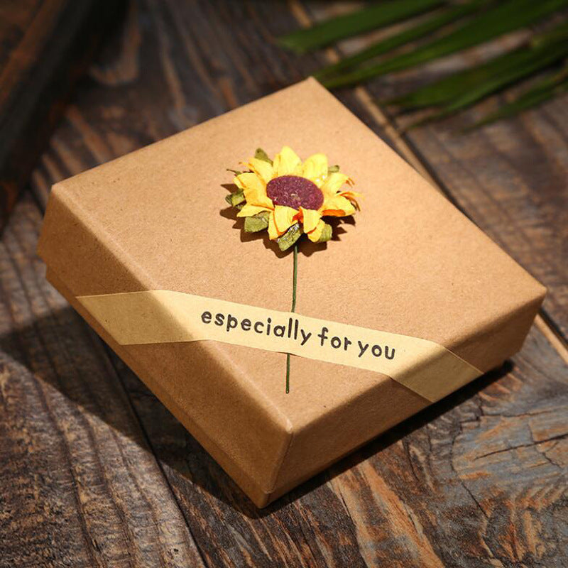 You Are My Sunshine Sunflower Necklace for Women and Men with Gift Box
